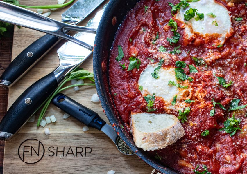 Easy Shakshuka Eggs Breakfast Recipe | F.N. Sharp Blog